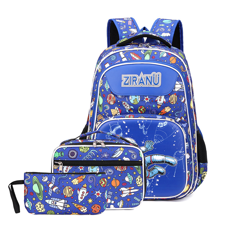 Mochila de dibujos animados para niños 1 - 3 hombres para reducir la carga de tres a seis grados mochila ultraligera al por mayor