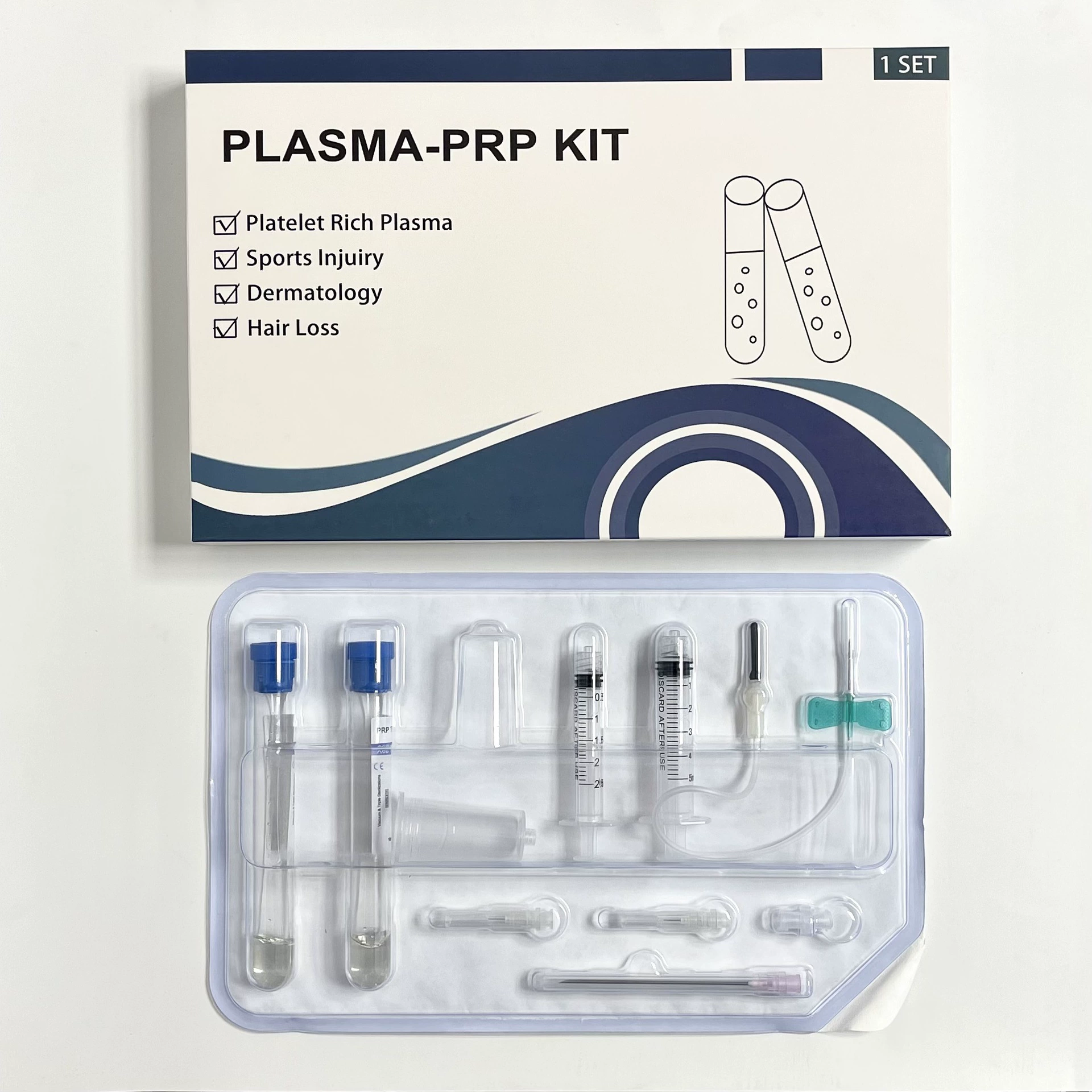 Набор для PRP-терапии: комплект для роста волос, лечения боли в коленях, экстракция PRP, трансграничные поставки
