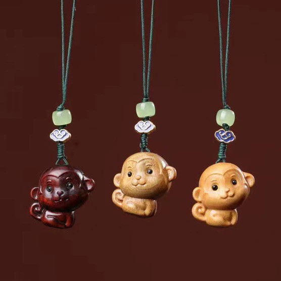18.【Mobile phone chain】Zodiac black-eyed monkey