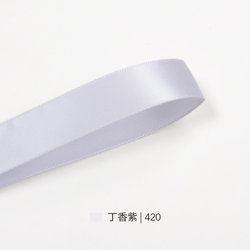 Cinta de poliéster de 1 cm de la serie morada de Yao Ming, en stock, para decoración de globos festivos, cajas de regalo y empaques.