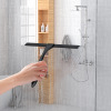 Stainless steel black Glass Windshield wiper Shower Room kitchen clean Scraper Glass Cleaner