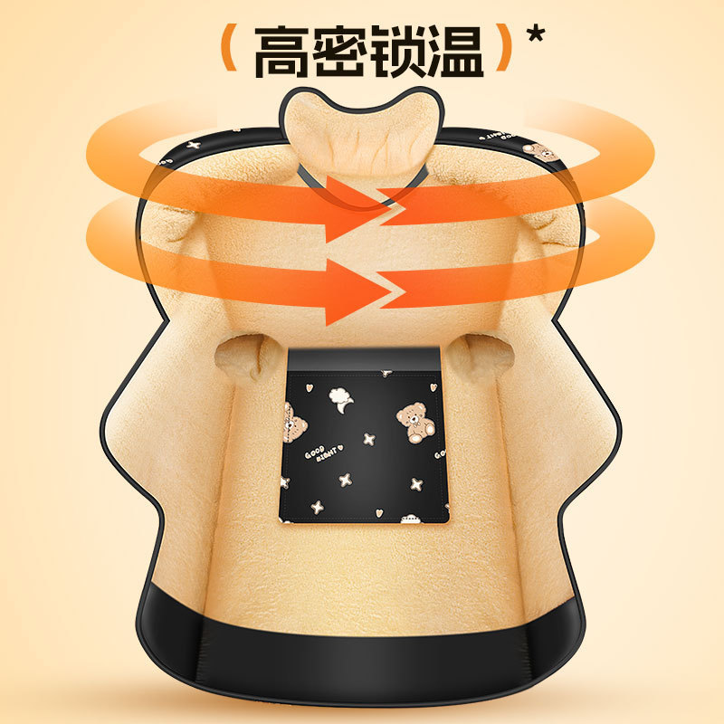 电动车挡风被冬款加绒加厚护肩电瓶车保暖斗篷式防风防寒防水批发|undefined