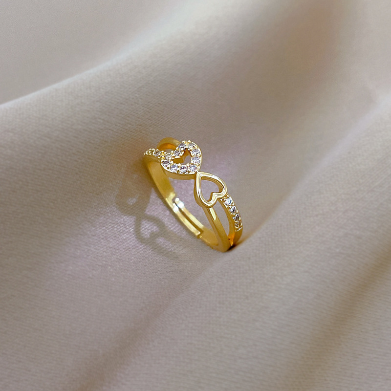Herzmotiv Designer Ring Für Damen Modischer Schmuck Für Finger_voghion.com