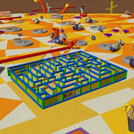 充气模型;大型户外游乐;淘气堡