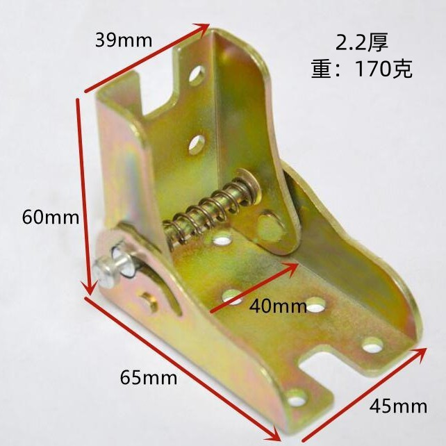 Fabricante de fuente 90 grados autobloqueo plegable bisagra multifuncional plegable hardware mesa y silla bisagra mesa plegable accesorios de hardware