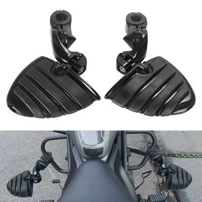 Motorcycle Footrest Bracket Set Short Version Harley Road King Street Glide Aluminum Alloy Leisure Footrest Modification Parts