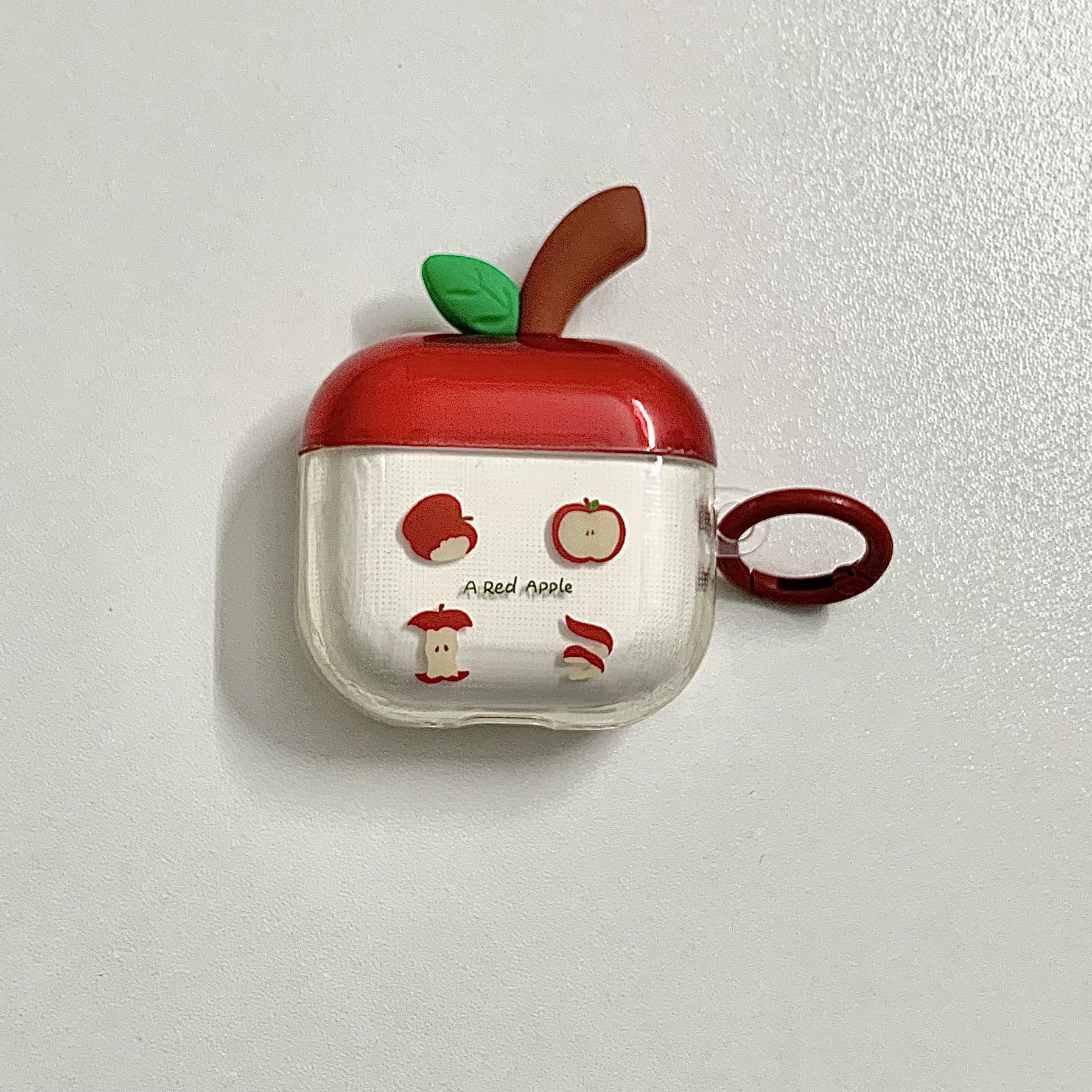 Ins cabello pequeño y fresco de cuatro cuadrados Apple para Airpods nueva funda para auriculares de 3/4 generación Pro2 tridimensional 1/2 generación nueva