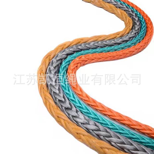 批发超高分子量聚乙烯缆绳 高分子海洋工程牵引绳索