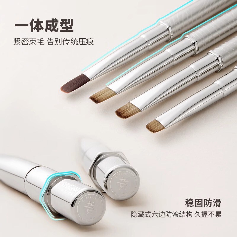 Jingjing インスピレーションマニキュアペンシリーズプロフェッショナルセットハイエンド正方形と円形構造塗装糸彫刻フレンチペン|undefined