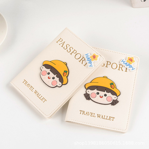New Cross-border Bestselling Passport Cover PU Passport Holder Flight Card Holder In Stock Wholesale Factory Direct Sale Passport Bag
