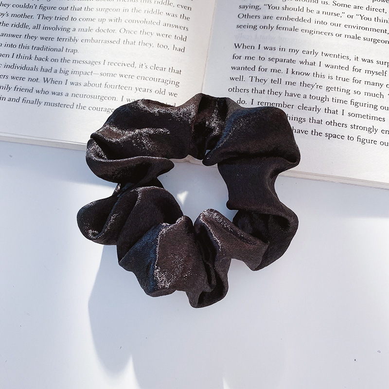 Lazo para el cabello de intestino grueso de encaje de alta calidad de Corea del Sur, flor para la cabeza duradera de todo fósforo, banda de goma de alta elasticidad, bufanda cuadrada, cuerda para el cabello