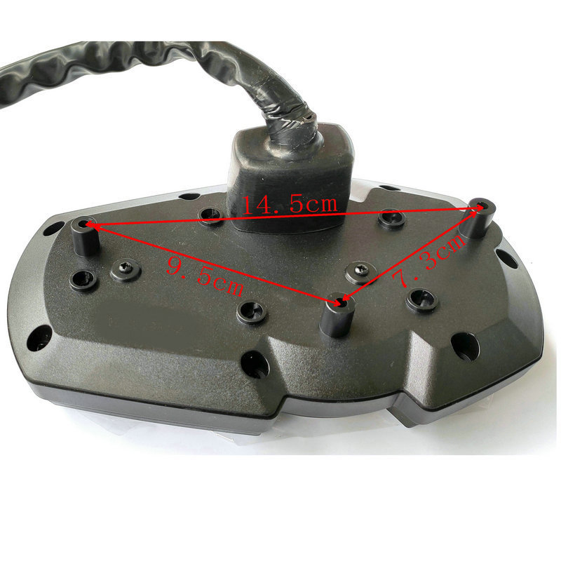 Cross-Border Wholesale Motorcycle Modification Instrument Assembly Ninja 650 Lcd Speed, Rpm, Water Temperature, 1-4 Cylinder Digital Display