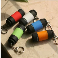 Производители прямой партии мини-фонарик USB зарядка светодиодный открытый небольшой свет для ключей удобный пластиковый фонарик