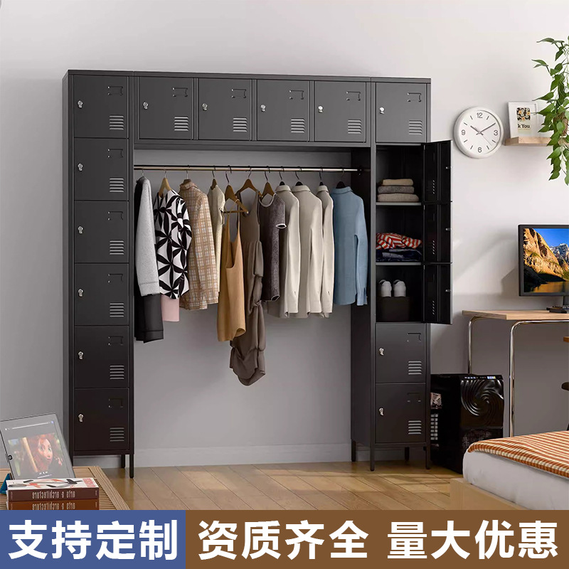 Amazon Hot Sale Lockers de 16 puertas vestuario de acero con gimnasio con vestuario de pies altos vestuario de garaje
