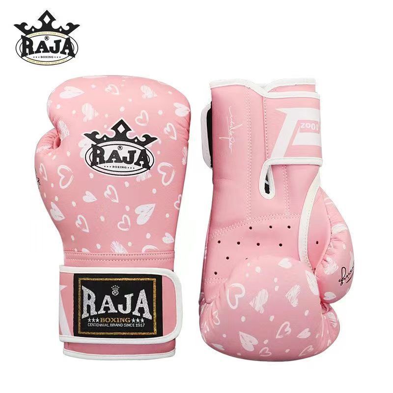 Rajaブランドボクシング散打トレーニング試合手袋格闘格闘成人男女ボクサー超繊維花色