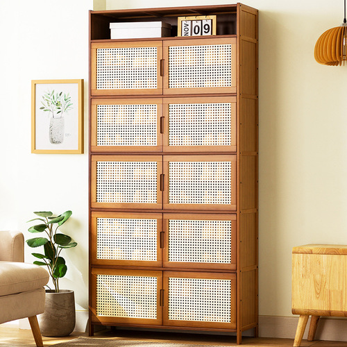 Shoe rack at home door simple shoe cabinet storage artifact space-saving dormitory indoor good-looking rental house dustproof