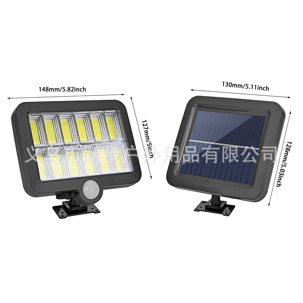 Dividir 12 rejilla COB120 botón de luz tres funciones (incluyendo 5 m cable de extensión)