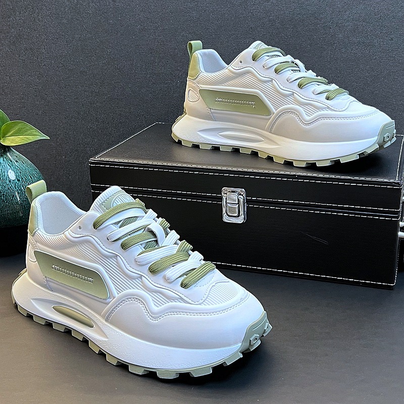 老爹鞋男2024新款男鞋网面透气运动鞋厚底阿甘鞋学生百搭休闲鞋潮