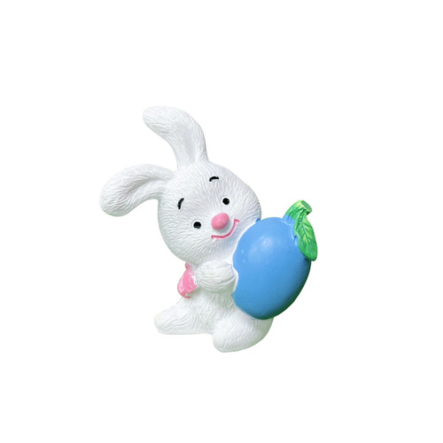 Miniature landscape decorative adorable cartoon rabbit car shelf accent pot landscape scenery small desk decoration