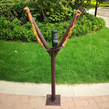 暖场真人版弹射实愤怒的小鸟游戏大清明节道具木质活动端午弹弓箭