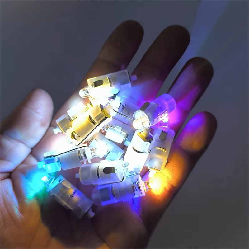 New Led Super Bright Self-Locking Push Light Balloon Light Warm Light Yellow Light Insert Switch Handmade Mini Digital Wick New Led Super Bright Self-Locking Push Light Balloon Light Warm Light Yellow Light Insert Switch Handmade Mini Digital Wick