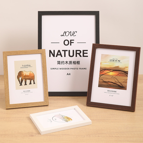 Wooden photo frame