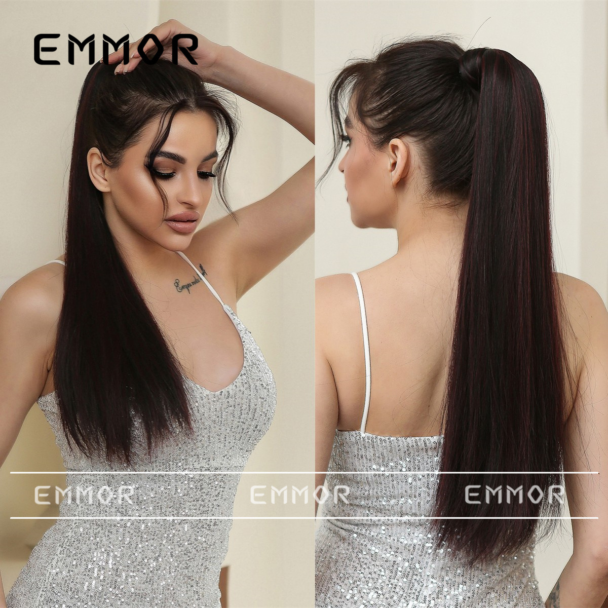 Women's Simple Style Holiday High Temperature Wire Ponytail Wigs display picture 2