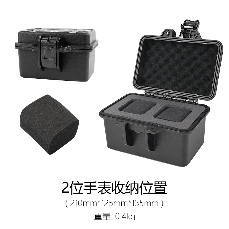 Caja de almacenamiento de reloj de gran capacidad transfronteriza caja de carro multi-especificación 20-bit 40-bit caja de exhibición de herramienta portátil protectora