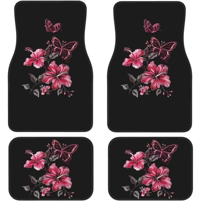 Avtomobil döşəmə paspasları — car decorative floor mats 4-piece - 1-129-pattern-31-3344cmtwo-piece-set