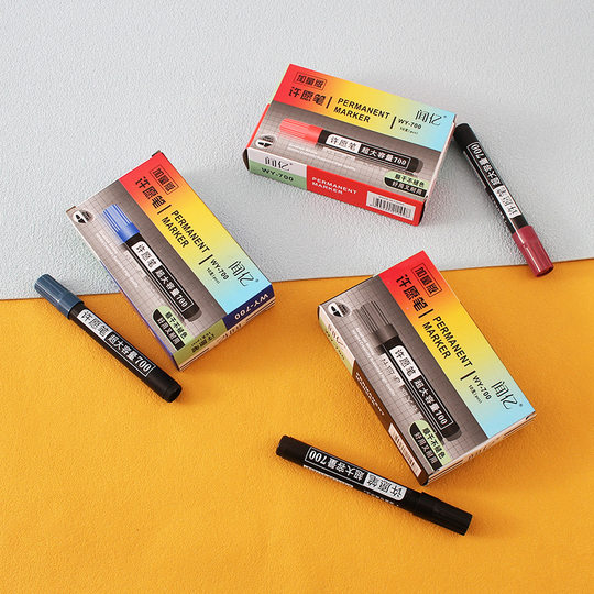 700 Type Oil-based Marking Pen Wishing Pen Super Large Capacity Marking Pen Red Blue Black Thick Head Marking Pen