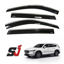 适用于Mazda CX-8工厂直销汽车配件PMMA PS不锈钢车窗雨遮阳板