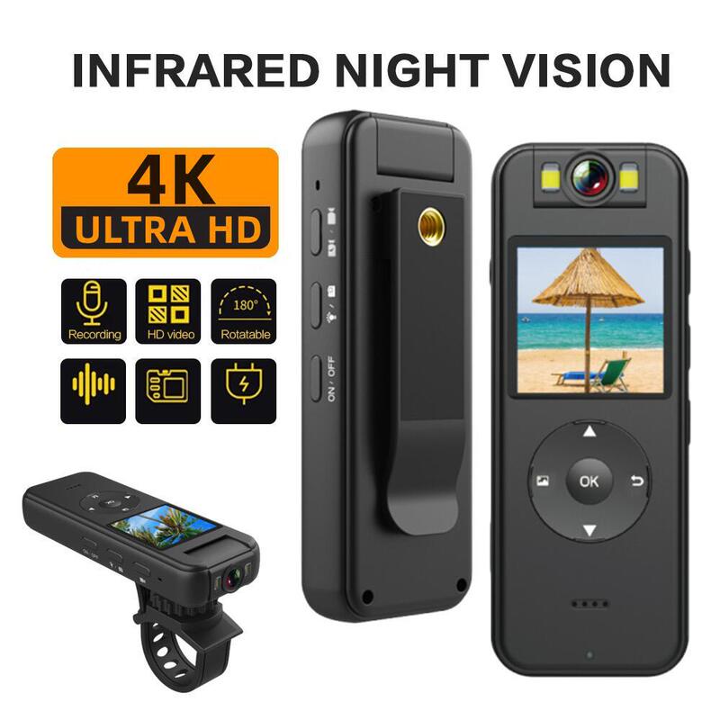 4K Cycling Recorder HD Display Night Vision Video WiFi Motion Camera Conference Recorder CS09
