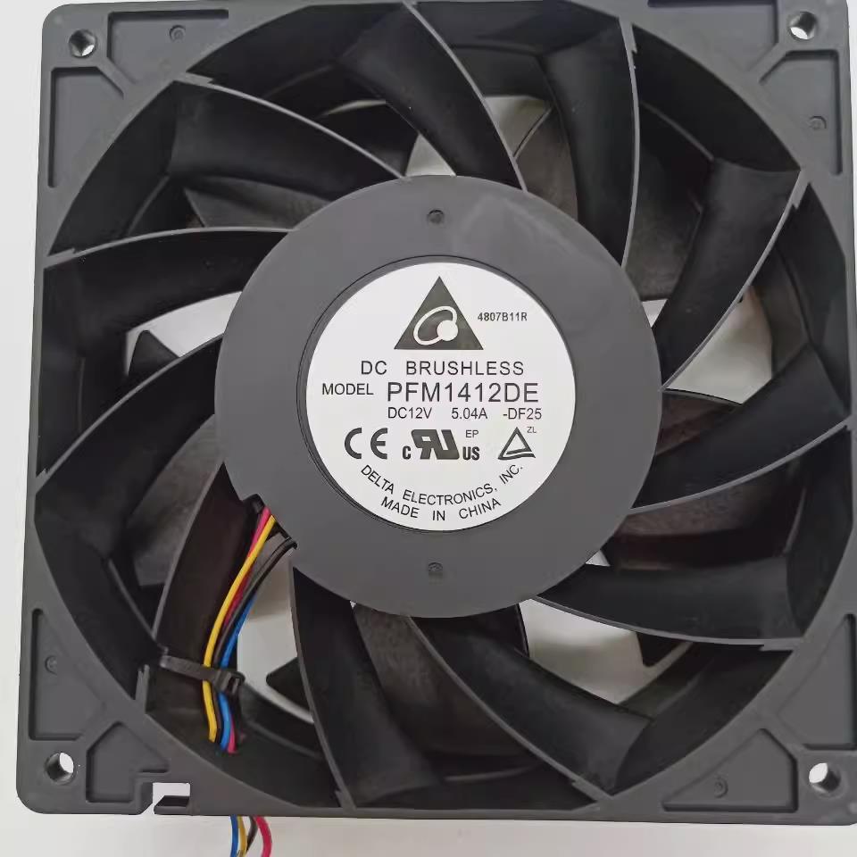 原装台达DELTA PFM1412DE 14038 14cm 12V 5.04A 4线 大风量风扇
