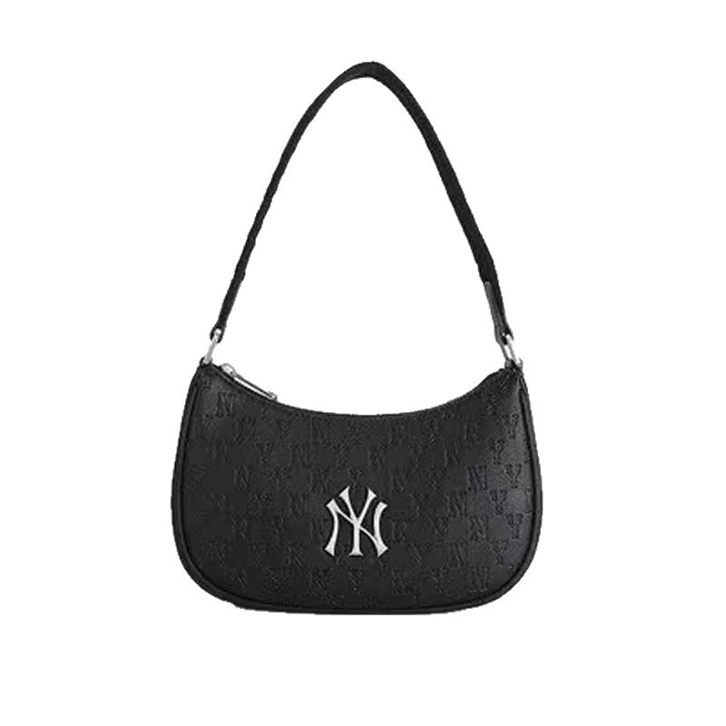 韓国 MLB 脇バッグ 2025 新しいハンドバッグ ny エンボス加工多用途ファッションカジュアルバッグクロスボディショルダーレディースバッグ|undefined