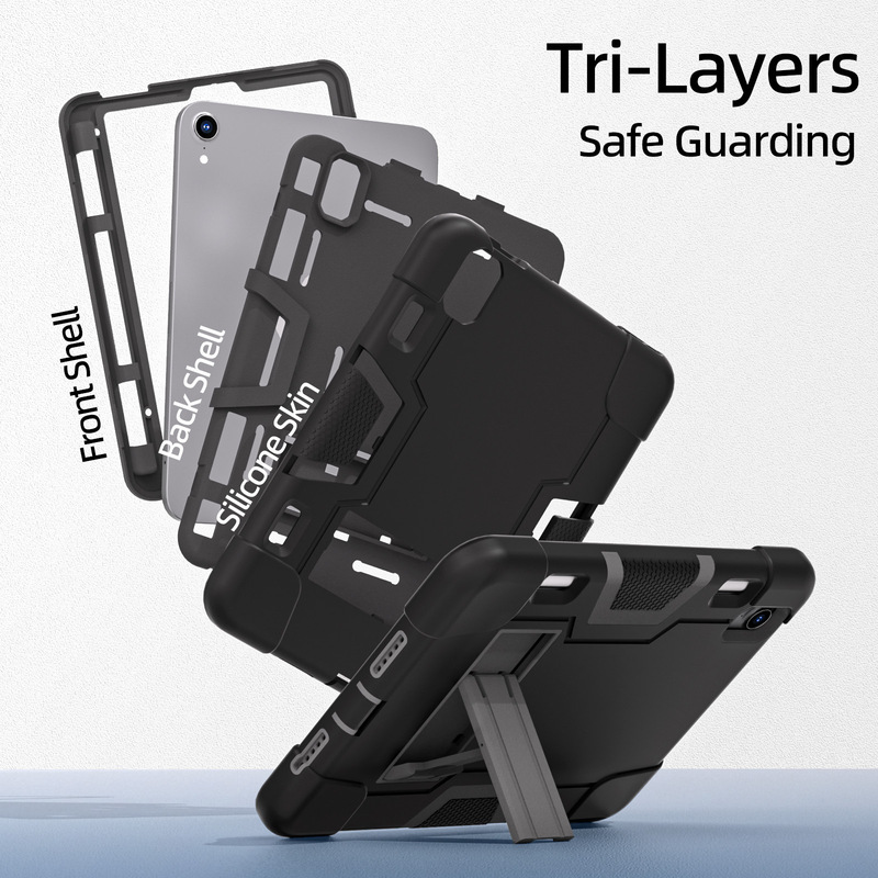 Suitable for iPad Mini6 (2021)/Mini7 (2024)/Tablet Computer Protective Case with Pen Slot