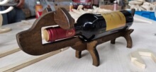 �羳Wooden beagle wine rackľ��С��С��Ȯ��Ƽ��мҾ�װ��