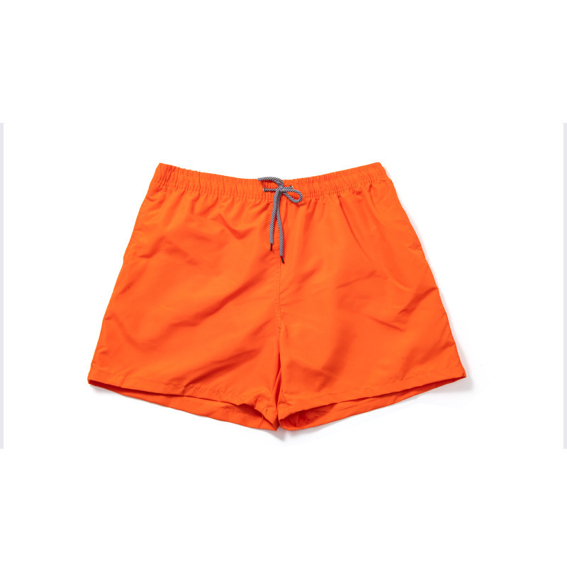 Summer men's beach pants, solid color large thin oversized sports shorts, quick drying casual shorts_mkmklike.com