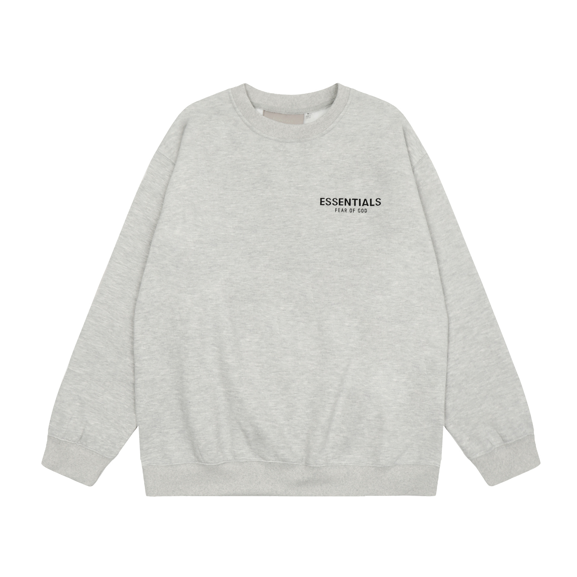 FOG ESSENTIALS letras de silicona estereoscópica hombres y mujeres americanos camisa con sudadera con sudadera con sudadera image 12