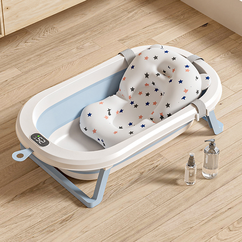 Baño de bebé sensible a la temperatura Baño plegable para bebé en casa