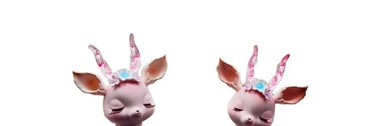 High-end car interior decoration accessory 2026 model, "Safe Journey" dashboard goddess deer new car air freshener