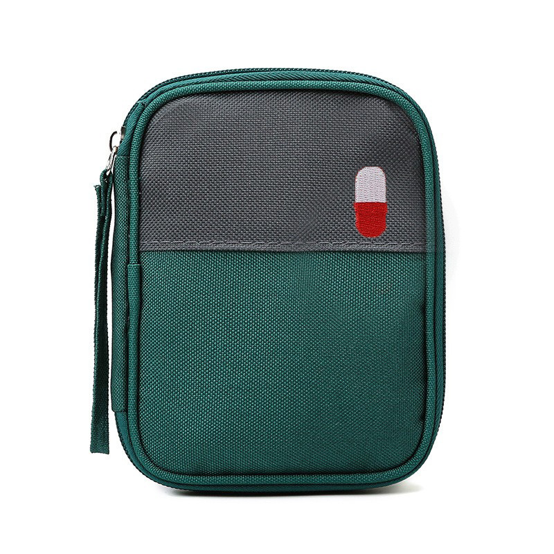 Bolsa de medicina portátil para viaje de negocios bolsa de medicina pequeña bolsa de primeros auxilios de emergencia al aire libre bolsa de almacenamiento de medicina en el hogar