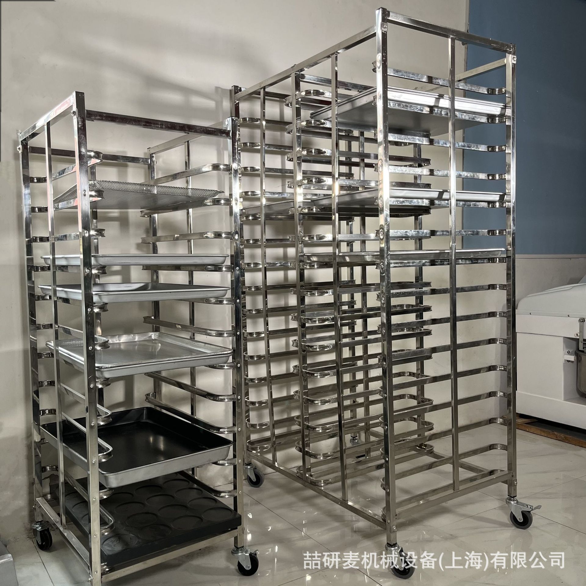 台车架密封铝合金不锈钢12层15层18层20层30层烤盘架 蛋糕推车架