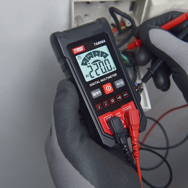 特安斯全自动万用表 TA806A 家用便携式免换档自动识别万能表