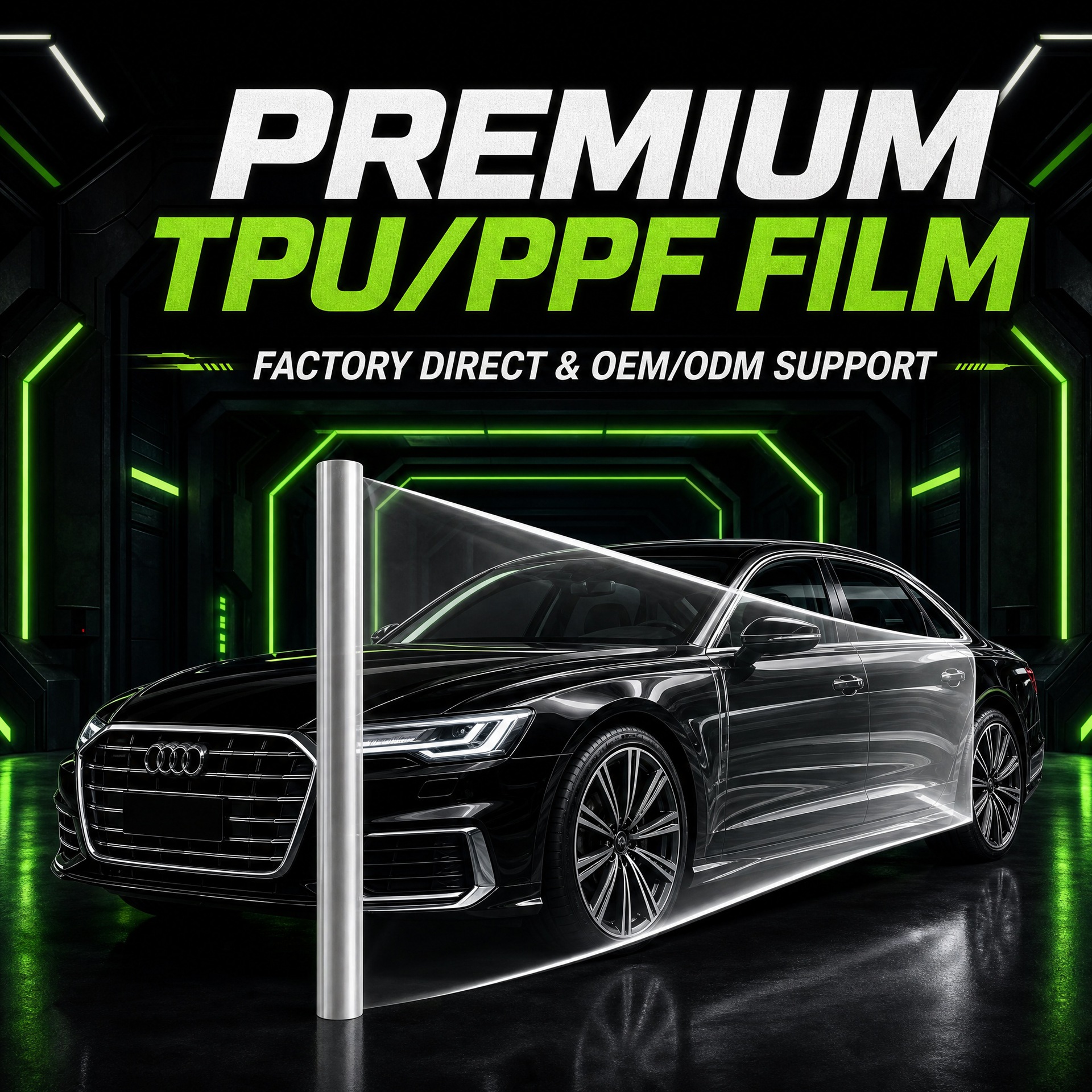 Tpu Car Wrap, Car Film, Tpu Color-Changing Film, Ppf Transparent Car Wrap, Ppf Film, Full Car Wrap Film, Ppf Cutting Film