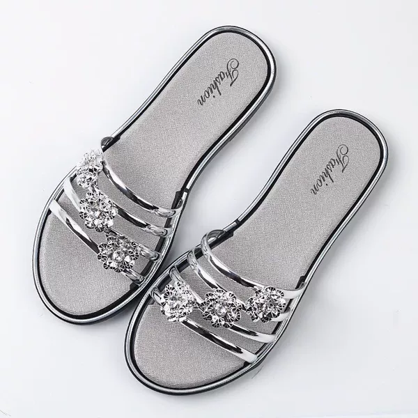Silver (flip flops)♜