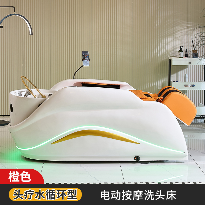 Cerámica bañera FRP masaje cama de lavado de cabello cama eléctrica sala de belleza temperatura constante calefacción cama de masaje fábrica de exportación image 11