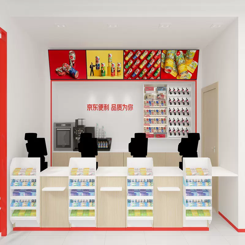 超市木制收银台便利店零食文具店收银台服装店佛山厂家批发收银台