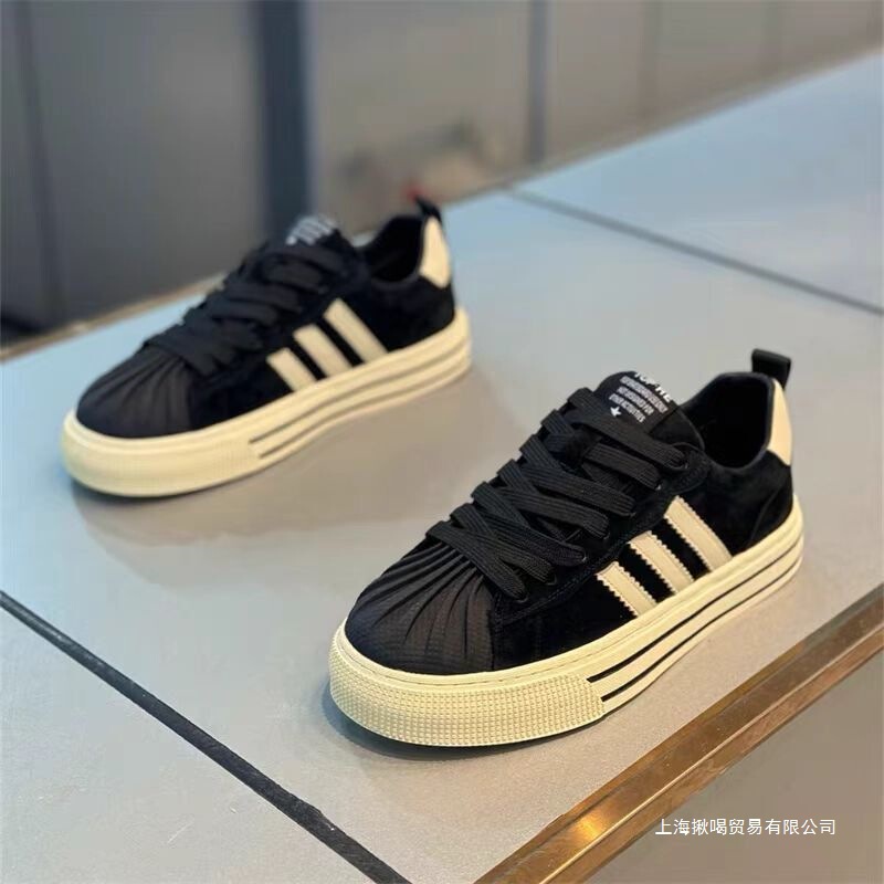 Men's Shoes Shell 2025 Fashion Trend Autumn and Winter New Casual Versatile Sports Casual Shoes Sneakers Red