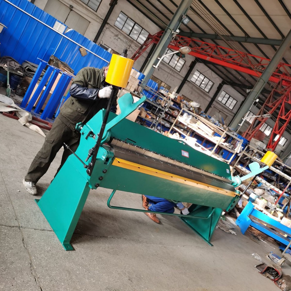 折弯机折边机metal folder Bender pan and box brake