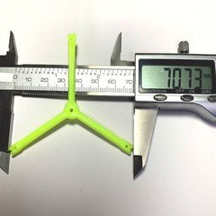 天秤フックの部品の三脚のカツオの爆発フックの3つのフォークのプラスチックのフックの分離器